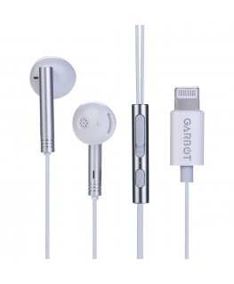 Garbot C-05-10200 kuulokkeet ja kuulokemikrofoni Langallinen & langaton In-ear Puhelut/Musiikki Bluetooth Hopea, Valkoinen
