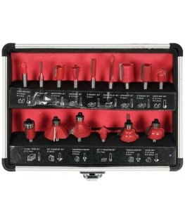 Yato YT-68007 vertikālo frēzmašīnu frēze Uzgaļu komplekts 15 pcs