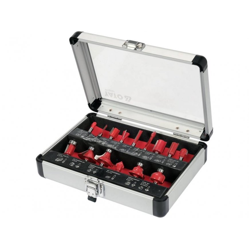Yato YT-68007 jyrsinterä Poranteräsarja 15 kpl – 2