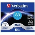 Verbatim M-Disc 4x BD-R Blu-Ray 100GB 5-pack printable Verbatim M-Disc 4x BD-R Blu-Ray 100GB 5-pack printable