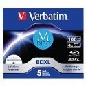 Verbatim M-Disc 4x BD-R Blu-Ray 100GB 5-pack printable Verbatim M-Disc 4x BD-R Blu-Ray 100GB 5-pack printable