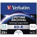 Verbatim M-Disc 4x BD-R Blu-Ray 100GB 5-pack printable Verbatim M-Disc 4x BD-R Blu-Ray 100GB 5-pack printable