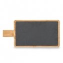 Zeller Present 24510 kitchen cutting board Rectangular Bamboo, Slate Anthracite, Natural