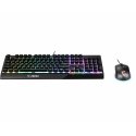 MSI VIGOR GK30 COMBO tastatūra Pele iekļauta Speļu USB QWERTY UK International Melns MSI VIGOR GK30 COMBO tastatūra Pele iekļauta Speļu USB QWERTY UK International Melns