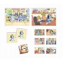 Clementoni Boîte de jeu 4 en 1 Bluey Edukit Clementoni Boîte de jeu 4 en 1 Bluey Edukit