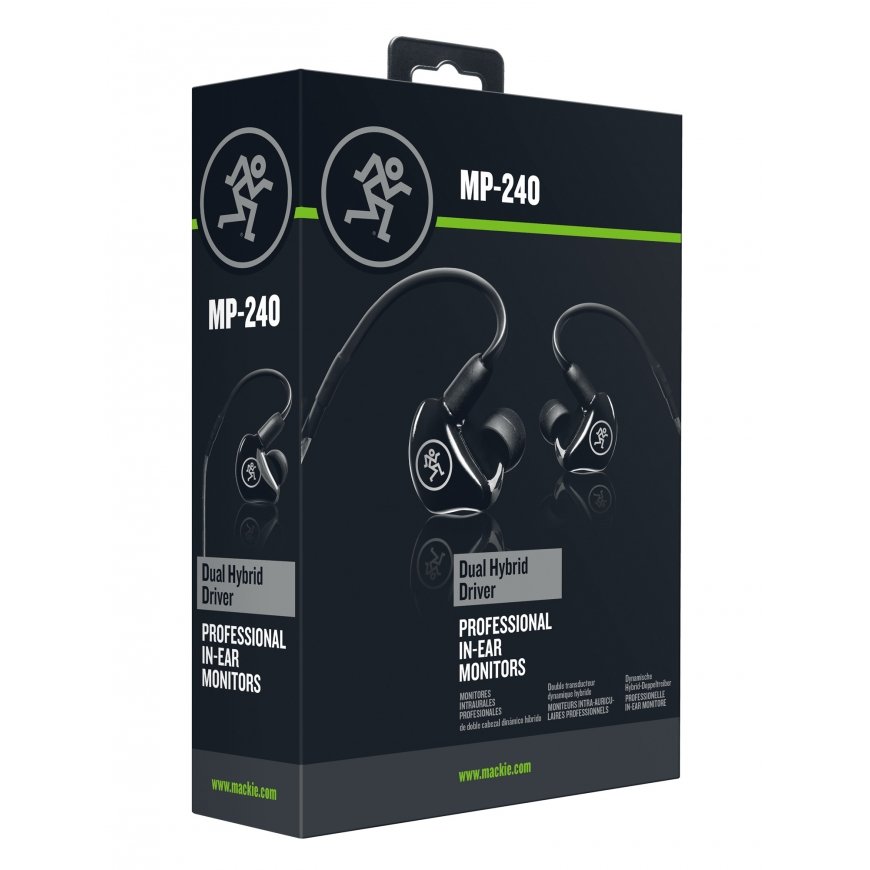 Mackie MP-240 Headphones Wired Ear-hook Music Black – 3