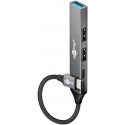 Goobay 74459 jaotur USB 3.2 Gen 1 (3.1 Gen 1) Type-C 5000 Mbit/s Helehall Goobay 74459 jaotur USB 3.2 Gen 1 (3.1 Gen 1) Type-C 5000 Mbit/s Helehall
