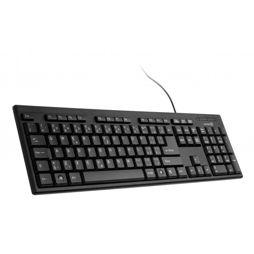Connect IT CI-58 клавиатура Дома USB Чешский Черный