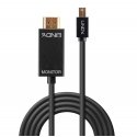 Lindy 36929 videokaabliadapter 5 m Mini DisplayPort HDMI tüüp A (Standard) Must