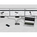 Sandberg 136-61 dokstacija Vadu USB 3.2 Gen 1 (3.1 Gen 1) Type-C Pelēks