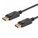 Savio CL-136 DisplayPort kabelis 2 m Melns