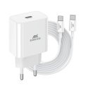 Rivacase PS4101 Universaali Valkoinen AC Pikalataus Auto Rivacase PS4101 Universaali Valkoinen AC Pikalataus Auto