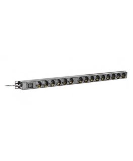 Deltaco GT-8513 power extension 2 m 15 AC outlet(s) Indoor Black