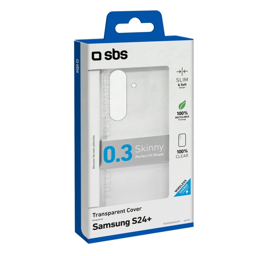 SBS TESKINSAS24PT mobilo telefonu apvalks 17 cm (6.7") Aploksne Caurspīdīgs – 2