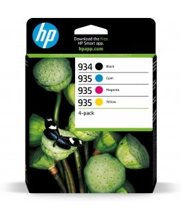 HP 934 Black/935 Cyan/Magenta/Yellow 4-pack Original Ink Cartridges
