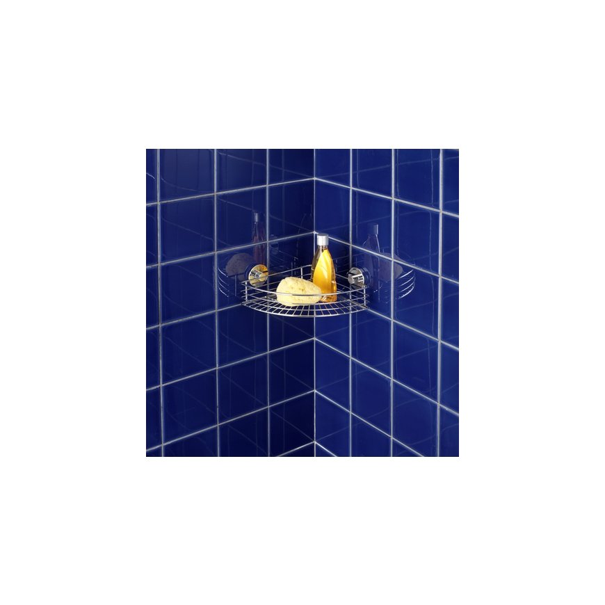 WENKO Vacuum-Loc corner shelf Bari – 3