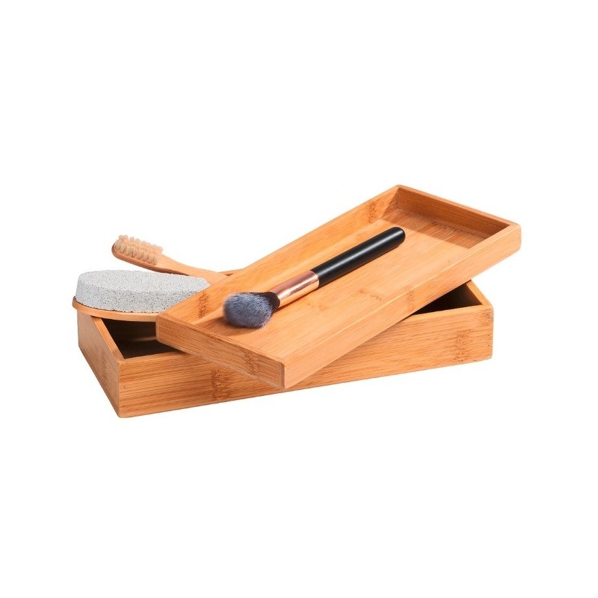 WENKO 23917100 storage box Rectangular Bamboo – 2