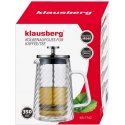 ZAPARZACZ DO KAWY HERBATY SZKLANY 350ML FRENCH PRESS KLAUSBERG KB-7762 Sidabrinis