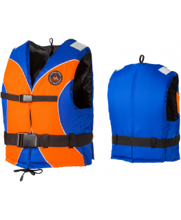 Life Jacket AQUARIUS UNIVERSAL STANDARD Blue Orange Color S/M Size