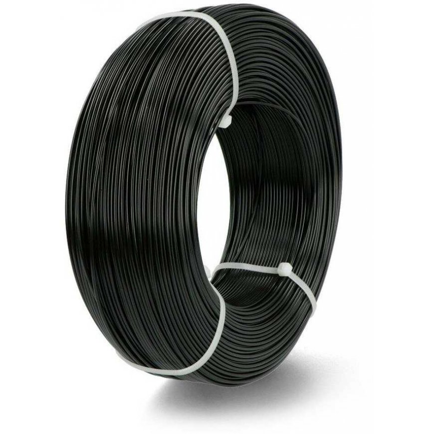 3D plastic Fiberlogy Refill Easy PET-G 1.75 mm 0.85 kg - Black