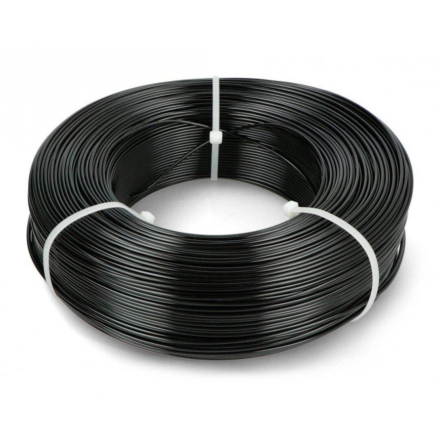 3D plastic Fiberlogy Refill Easy PET-G 1.75 mm 0.85 kg - Black – 2