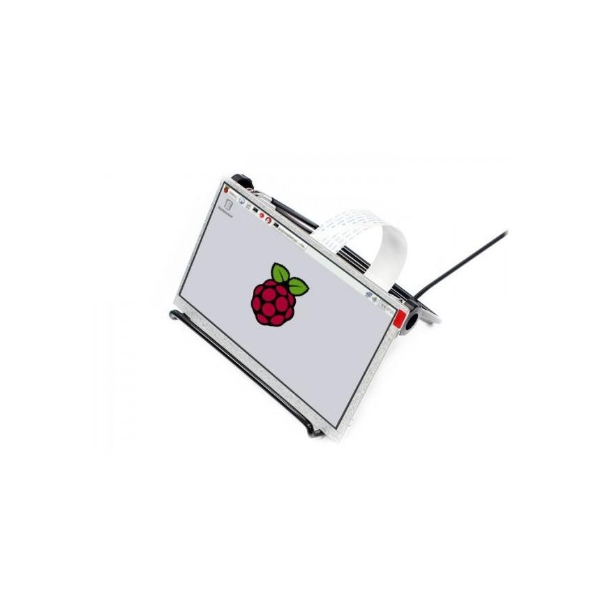 Waveshare-näyttö Raspberry Pi 3/2/Zero -mikrotietokoneelle - LCD IPS 7" 1024x600px – 2