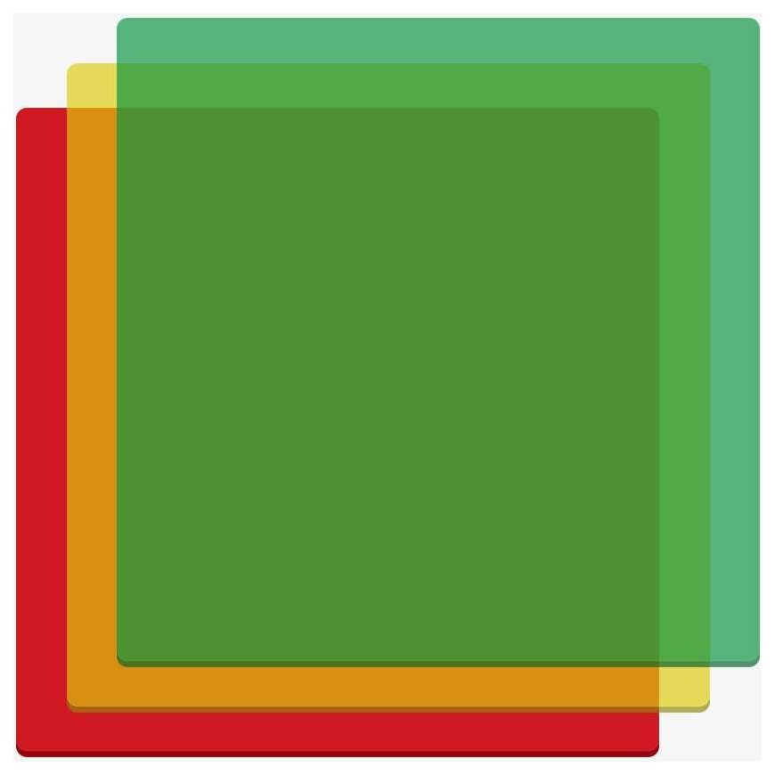 Creality Falcon series three-color clear acrylic sheets 200x200x3mm - 10pcs