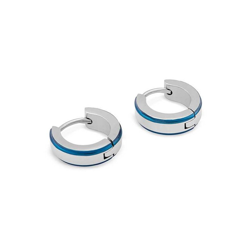 Troli Steel round earrings KS-147