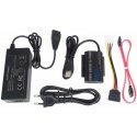 PremiumCord – USB 2.0 IDE + SATA Connection with Cavi and Rete Power Supply