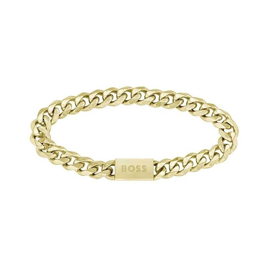 Hugo Boss Stilinga paauksuota apyrankė vyrams Chain Link 1580403