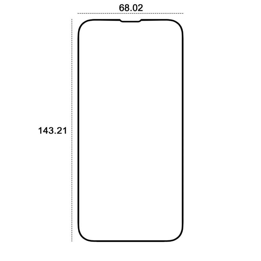 Telforceone Etteri suojalasi 9D Apple iPhone 13 / 13 Pro / 14 6.1" – 3