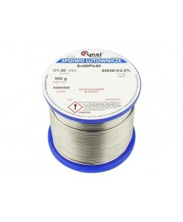Lydmetalis su fliusu CYNEL LC60-SW26 1.50mm 500g