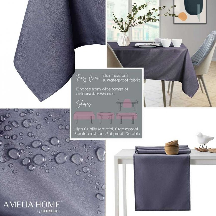 AmeliaHome Tablecloth 100X100