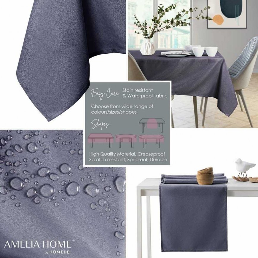 AmeliaHome Tablecloth 100X100 – 2