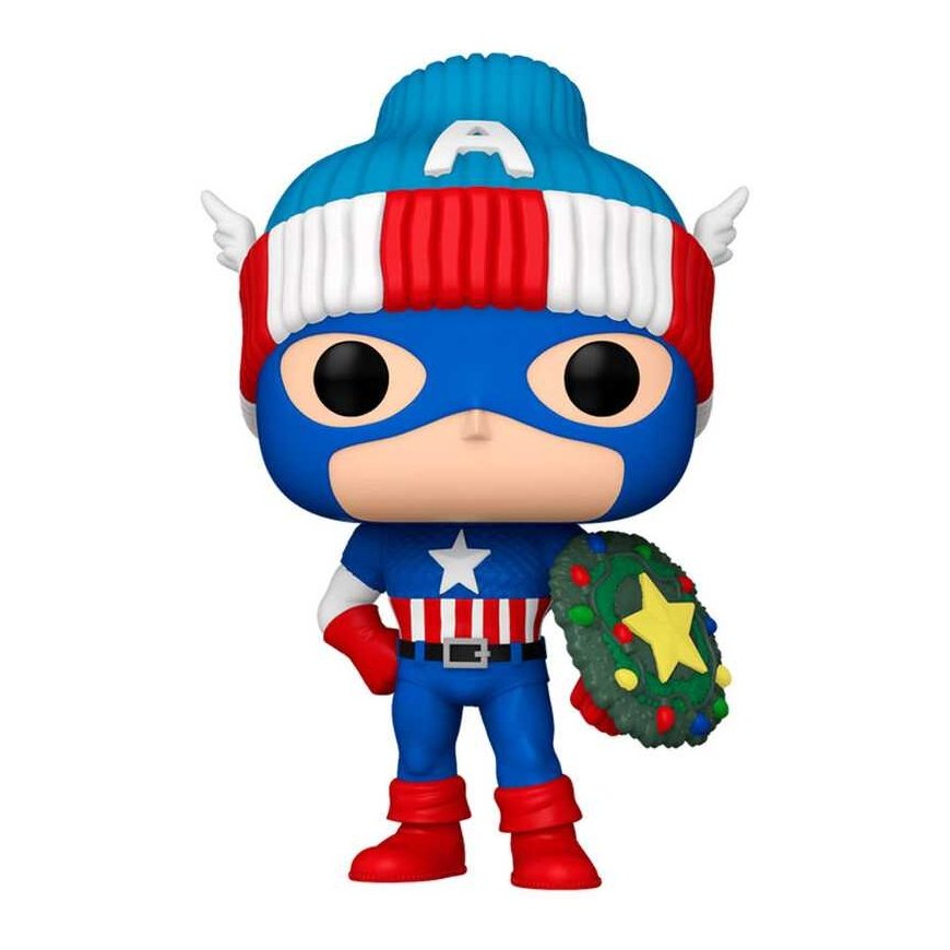 Funko POP figure Marvel Captain America Holiday – 2