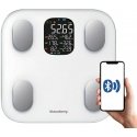 Kitchen scales BATHROOM SCALES WITH FAT AND BODY COMPOSITION MEASUREMENT, SMART, BT, KLAUSBERG KB-7855 White Kitchen scales BATHROOM SCALES WITH FAT AND BODY COMPOSITION MEASUREMENT, SMART, BT, KLAUSBERG KB-7855 White