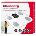 Kitchen scales BATHROOM SCALES WITH FAT AND BODY COMPOSITION MEASUREMENT, SMART, BT, KLAUSBERG KB-7855 White Kitchen scales BATHROOM SCALES WITH FAT AND BODY COMPOSITION MEASUREMENT, SMART, BT, KLAUSBERG KB-7855 White