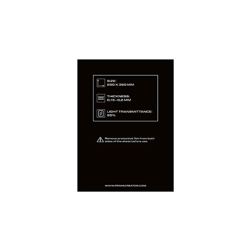 PrimaCreator nFEP-kalvo 3D-tulostimille - 260x390mm – 4