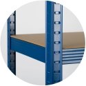 Metal storage shelf 180 x 90 x 30 cm Humberg 4845
