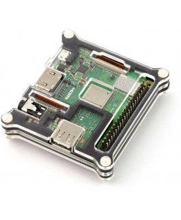 Case for Raspberry Pi 3 A+ black - 5 layers