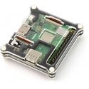 Case for Raspberry Pi 3 A+ black - 5 layers