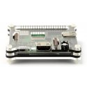 Dėklas, skirtas Raspberry Pi 3 A+ juodas - 5 sluoksnių Dėklas, skirtas Raspberry Pi 3 A+ juodas - 5 sluoksnių