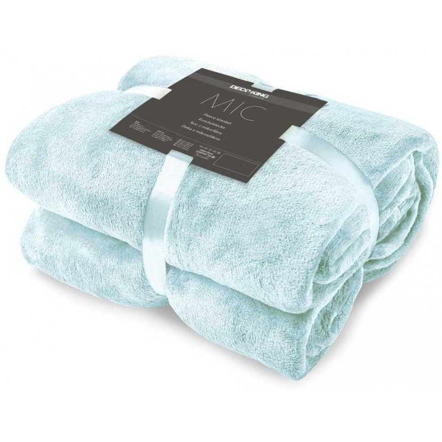 DecoKing Peitto MIC väri sininen, yksinkertainen, klassinen tyyli, materiaalityyppi - tekstiili, mikrokuitu, 200x220 – 4