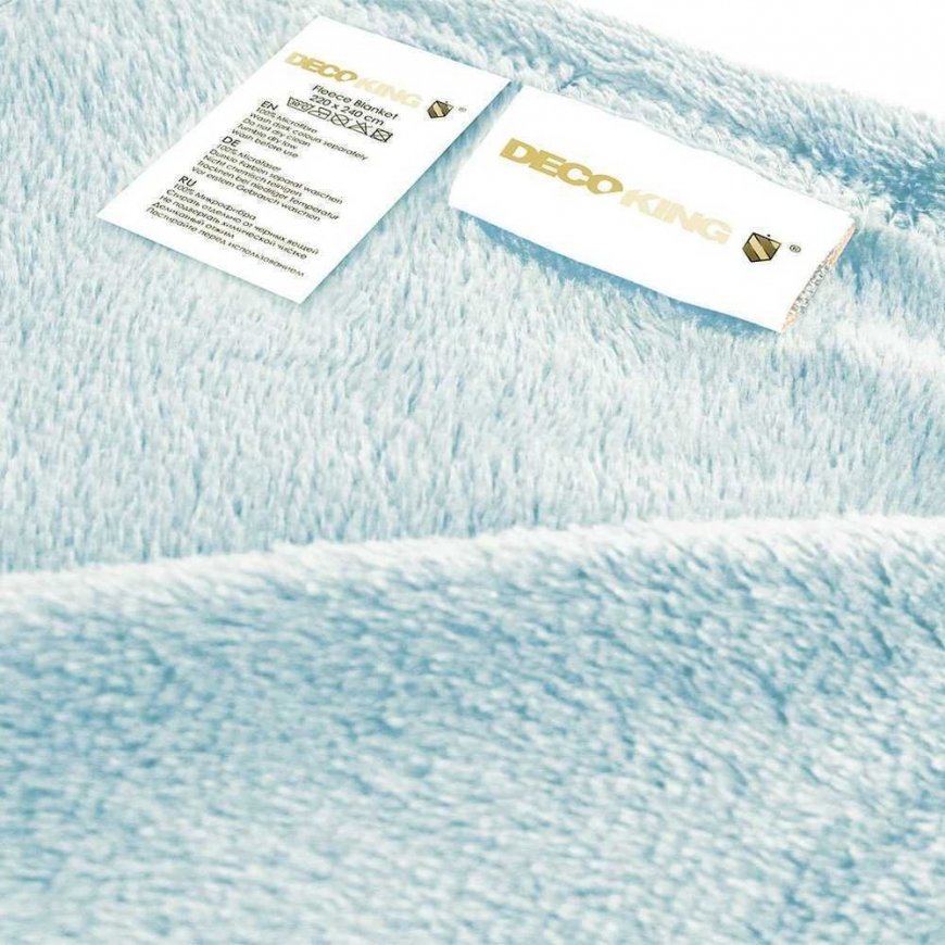 DecoKing Antklode MIC spalva mėlyna, paprasta, klasikinio stiliaus, medžiagos tipas – tekstilė, mikropluoštas, 200x220 – 5