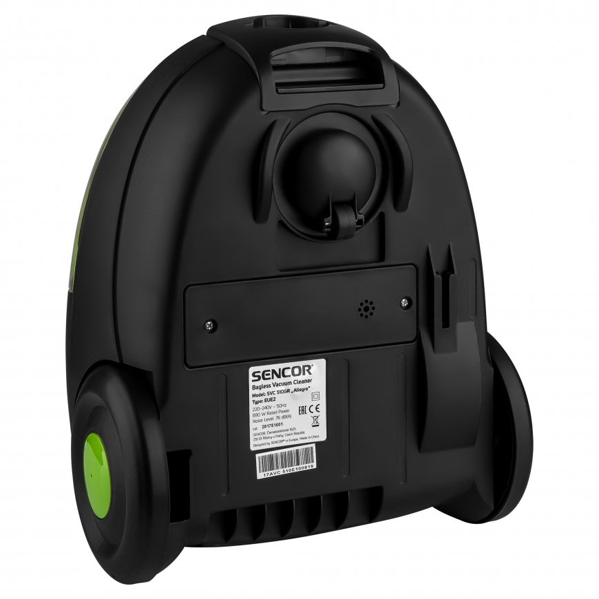 Sencor SVC 510GR-EUE2 1,5 L Cilindra putekļsūcējs Sauss 890 W Bezmaisa – 4