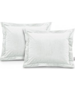 AmeliaHome pillow AH VELVET White SIDE 50X70*2