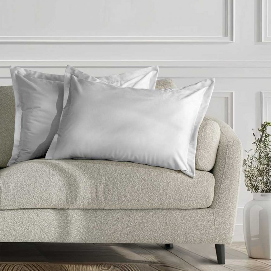 AmeliaHome pagalvė AH VELVET Baltas SIDE 50X70*2 – 4