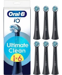Oral-B iO Ultimate Clean brush head, 6 pcs, black
