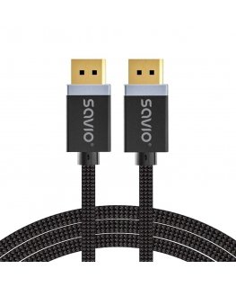 Savio CL-176 DisplayPort кабель 3 m Черный