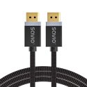Savio CL-176 „DisplayPort“ kabelis 3 m Juoda Savio CL-176 „DisplayPort“ kabelis 3 m Juoda